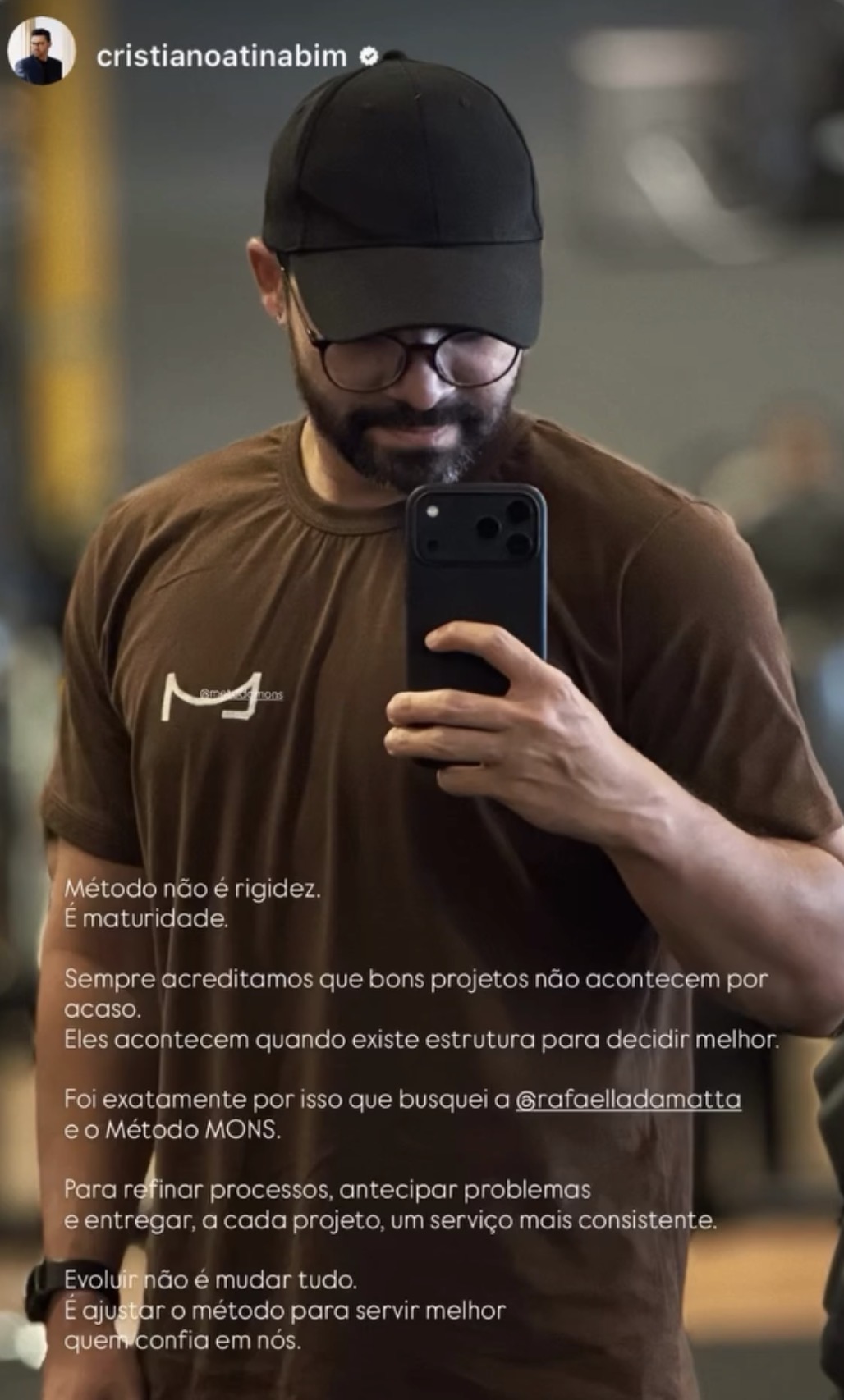 Print de feedback de mentorada MONS