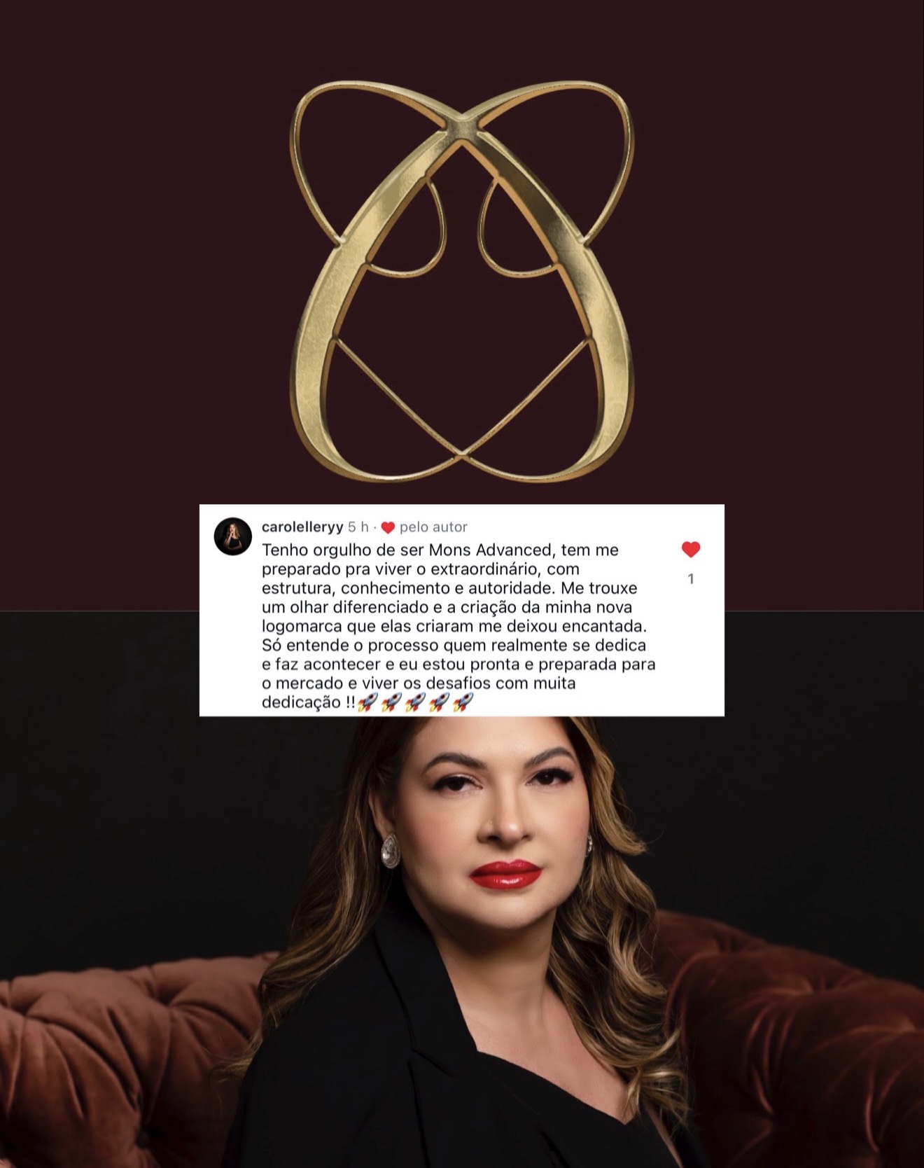 Print de feedback de mentorada MONS